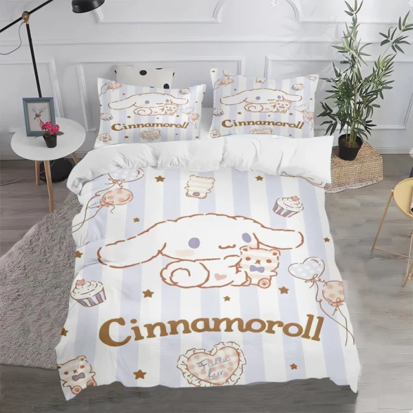 Cinnamoroll Sanrio Quilt Cover, Anime Printed Cartoon Duvet, Skin-Friendly, Breathable, Cute, Warm, Bedding, Warmth, New Design - Image 9