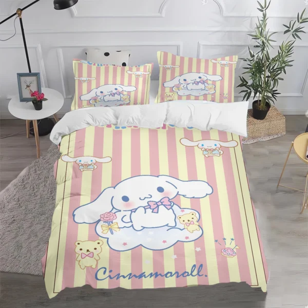 Cinnamoroll Sanrio Quilt Cover, Anime Printed Cartoon Duvet, Skin-Friendly, Breathable, Cute, Warm, Bedding, Warmth, New Design - Image 12