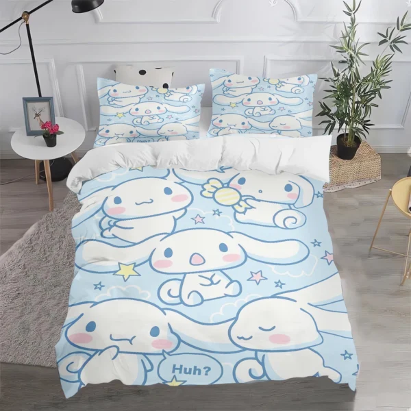 Cinnamoroll Sanrio Quilt Cover, Anime Printed Cartoon Duvet, Skin-Friendly, Breathable, Cute, Warm, Bedding, Warmth, New Design - Image 8