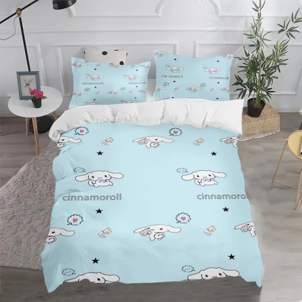 Cinnamoroll Sanrio Quilt Cover, Anime Printed Cartoon Duvet, Skin-Friendly, Breathable, Cute, Warm, Bedding, Warmth, New Design - Image 15