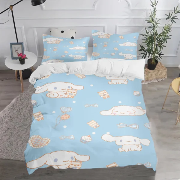 Cinnamoroll Sanrio Quilt Cover, Anime Printed Cartoon Duvet, Skin-Friendly, Breathable, Cute, Warm, Bedding, Warmth, New Design - Image 16